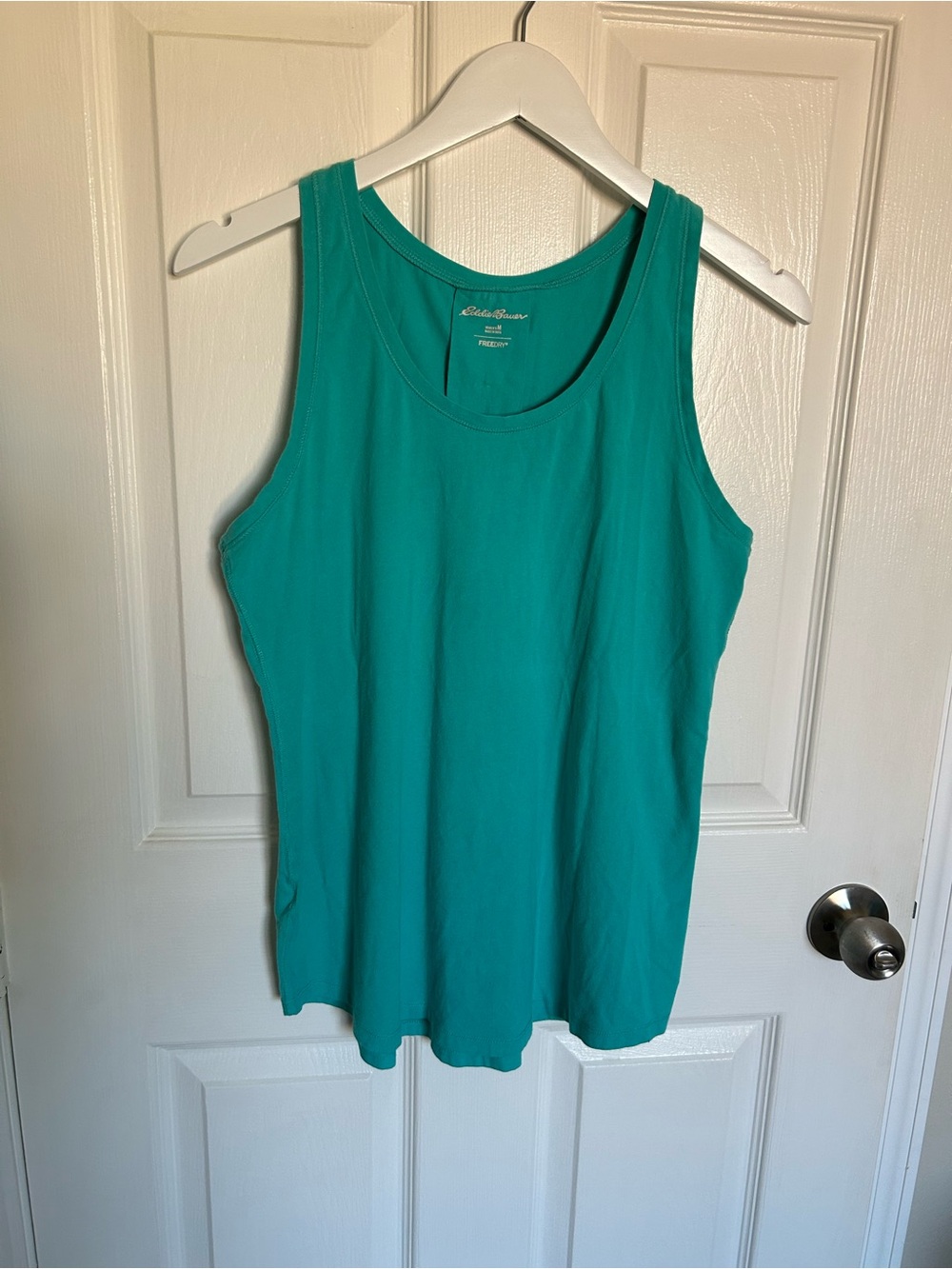 Eddie Bauer Women's Teal Scoop Neck Tank